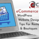 eCommerce WordPress Website Design Tips For Restaurants & Boutiques