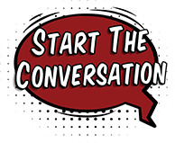 Start The Conversation Red Button