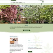 Custom WordPress website design for Sisters of the Order of St. Benedict home page in St. Joseph, MN