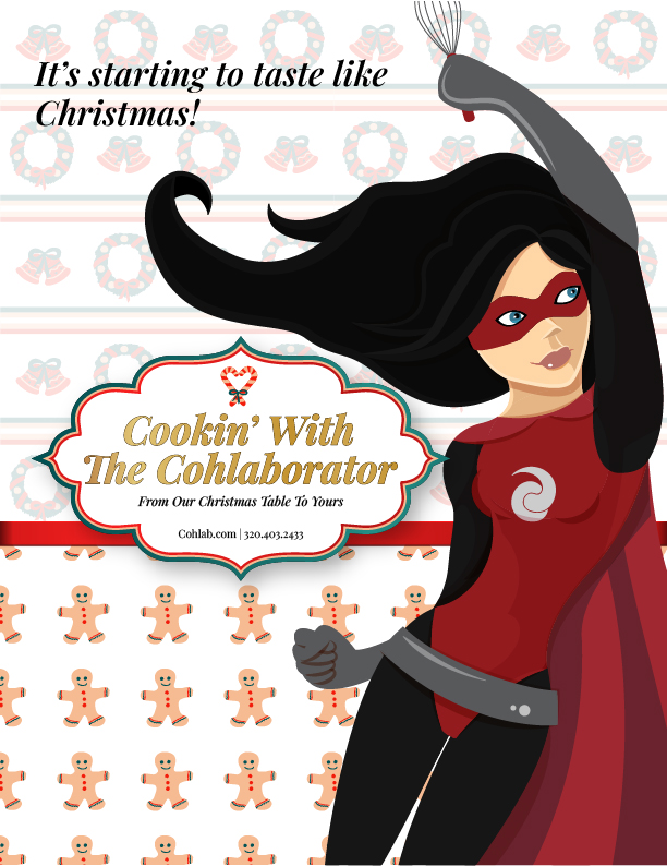 Cooking with the Cohlaborator Christmas Cookbook Cover